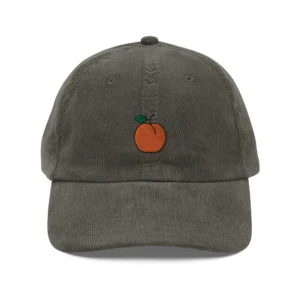 Apricot Corduroy Cap