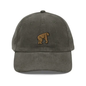 Chimpanzee Corduroy Cap