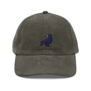 Crow Embroidered Cap