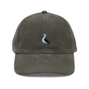Cute Booby Bird Corduroy Cap