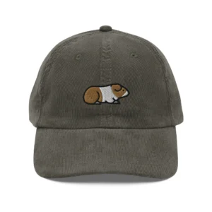 Cute Guinea Pig Embroidered Cap