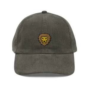 Cute Lion Embroidered Cap