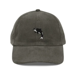 Cute Orca Whale Embroidered Cap
