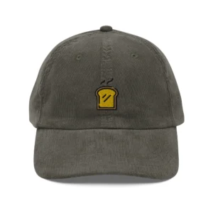 Cute Toast Embroidered Cap