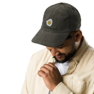 Fried Egg Embroidered Cap