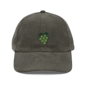 Green Grapes Corduroy Cap