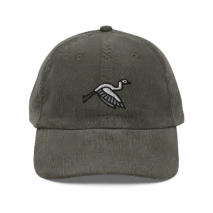 Heron Bird Embroidered Cap