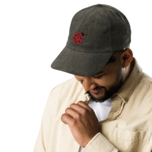 Lady Bug Corduroy Cap