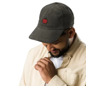 Red Apple Corduroy Cap