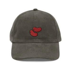 Red Bean Corduroy Cap