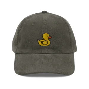 Rubber Duck Corduroy Cap